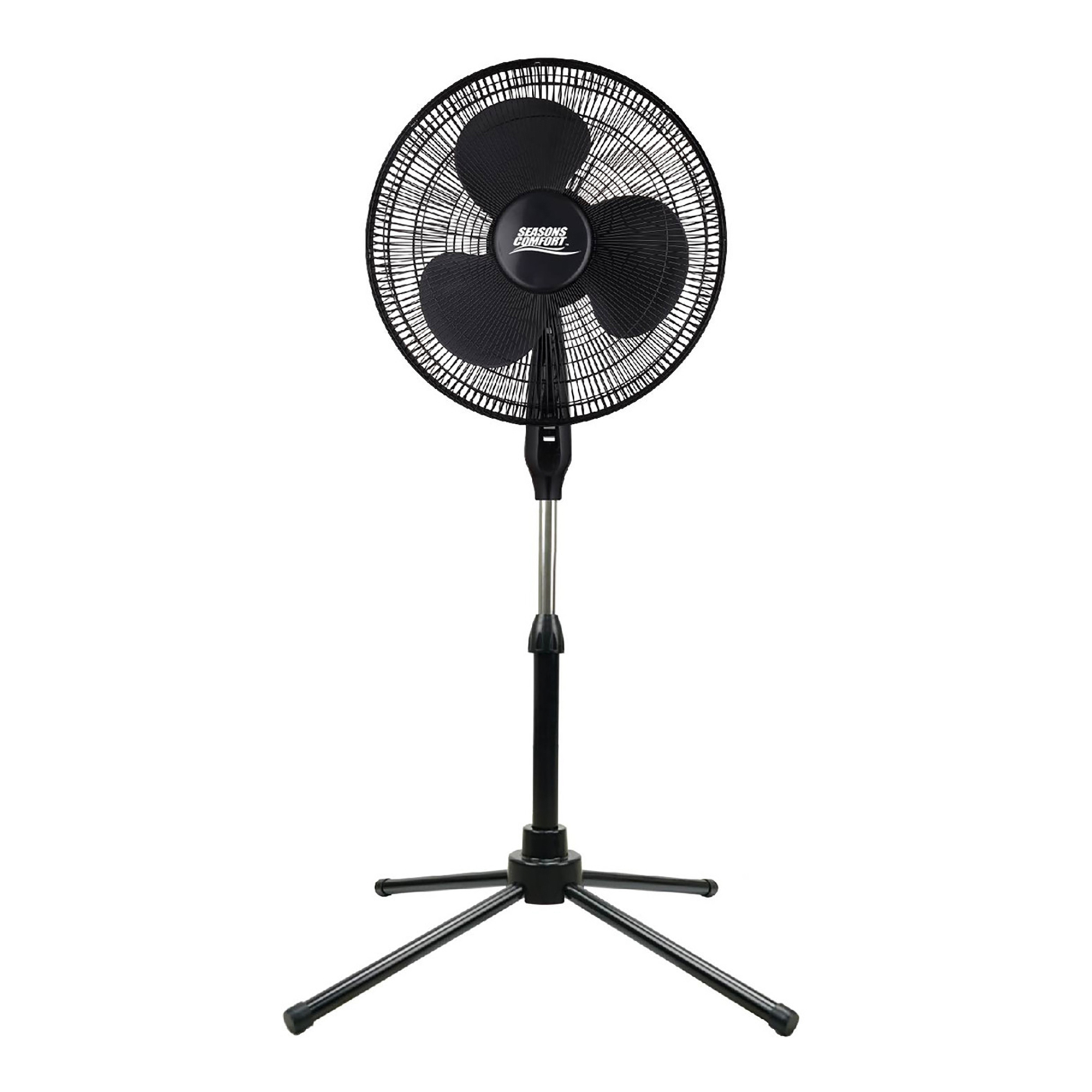 Seasons Comfort 18in. Oscillating Fan with Pedestal Base — 3 Speeds, 90Â° Oscillation, Model# WMTFPD18B